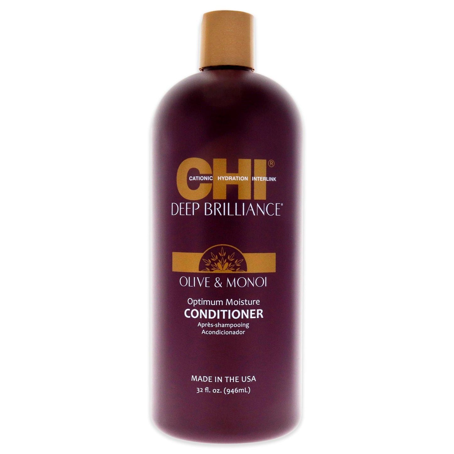 Deep Brilliance Optimum Moisture Conditioner by CHI for Unisex 32 oz Conditioner