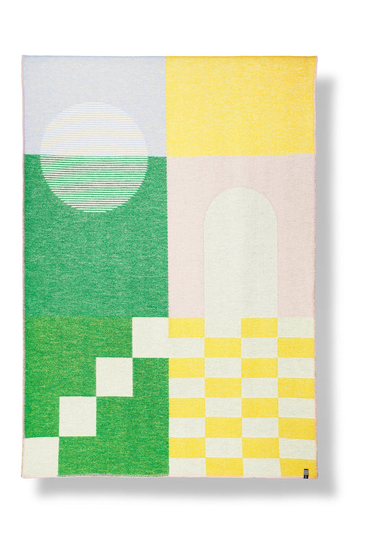"Journey Five" Wool Blanket by Yanyi Ha