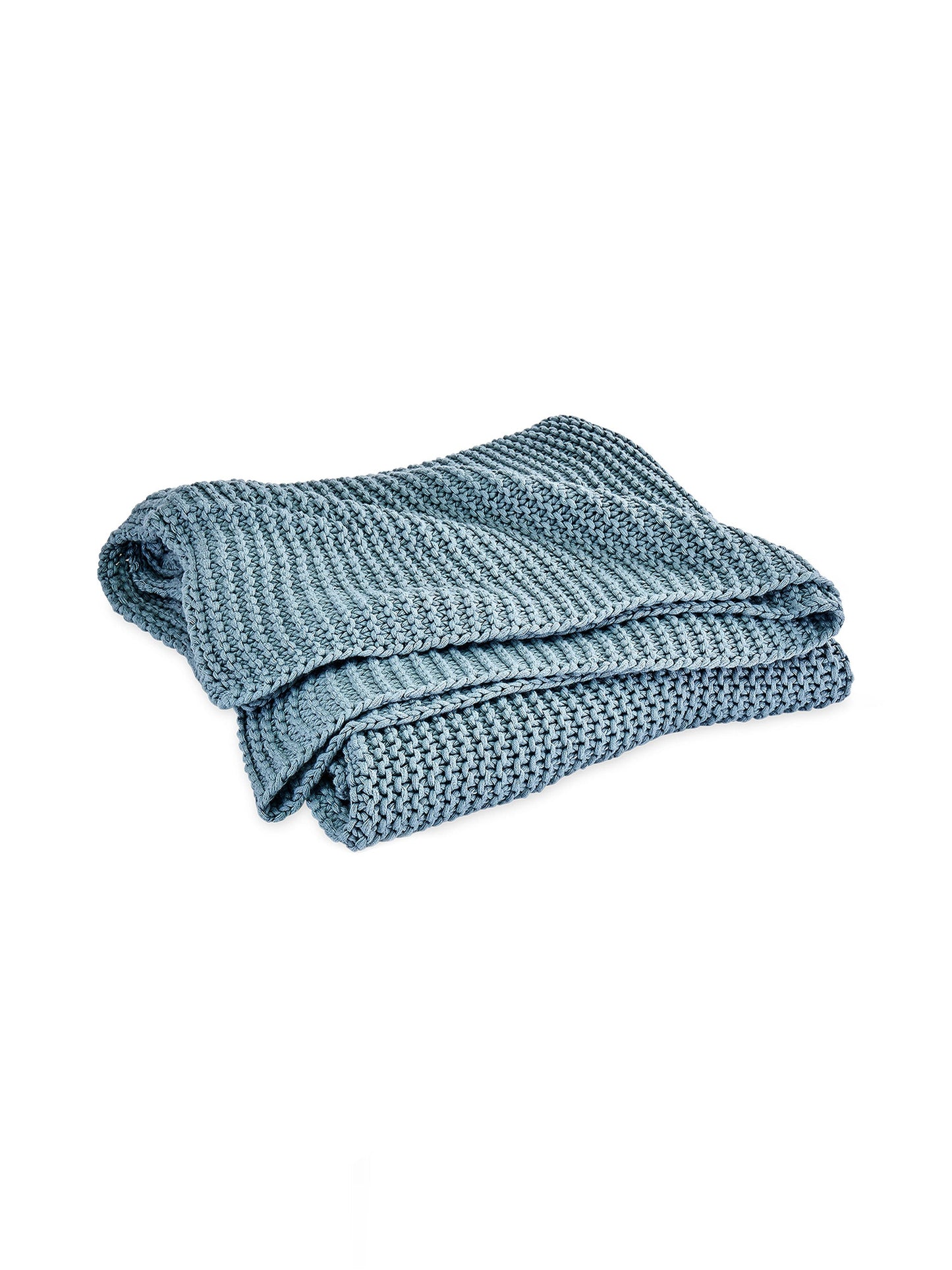 Matouk Orla Throw Sea Weston Table