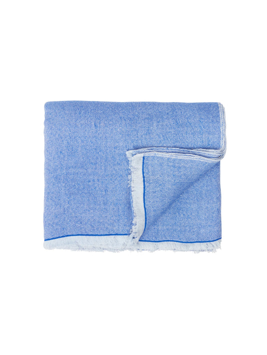 Morihata Kontex Gauze Blanket Bright Blue Weston Table