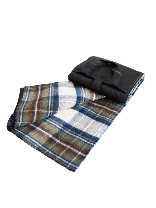 Muted Blue Dress Stewart Picnic Blanket