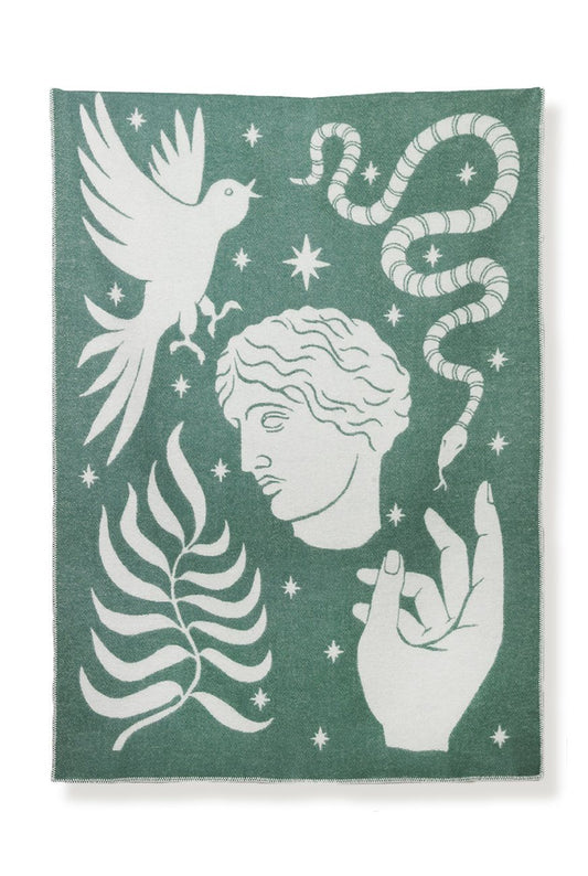 "Mythos One" Wool Blanket by George Greaves