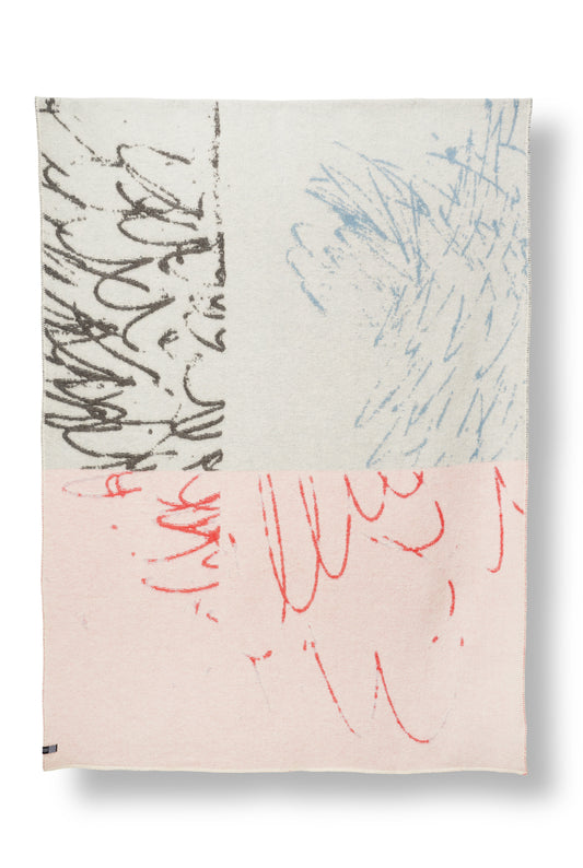 "Scrabble" Wool Blanket by Johanna Kestilä