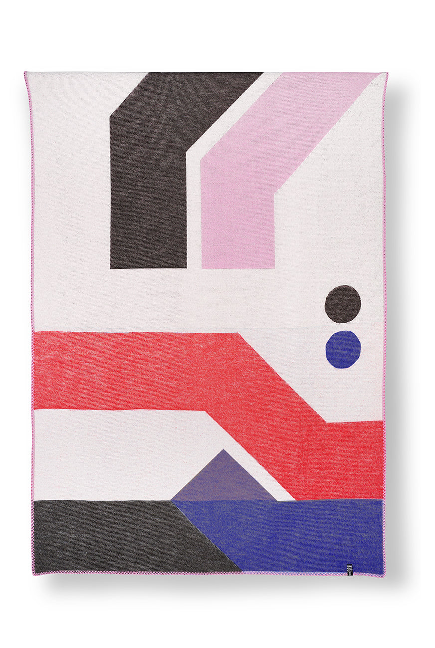 "Sophie" Wool Blanket by Kunsthaus Zurich X ZigZagZurich