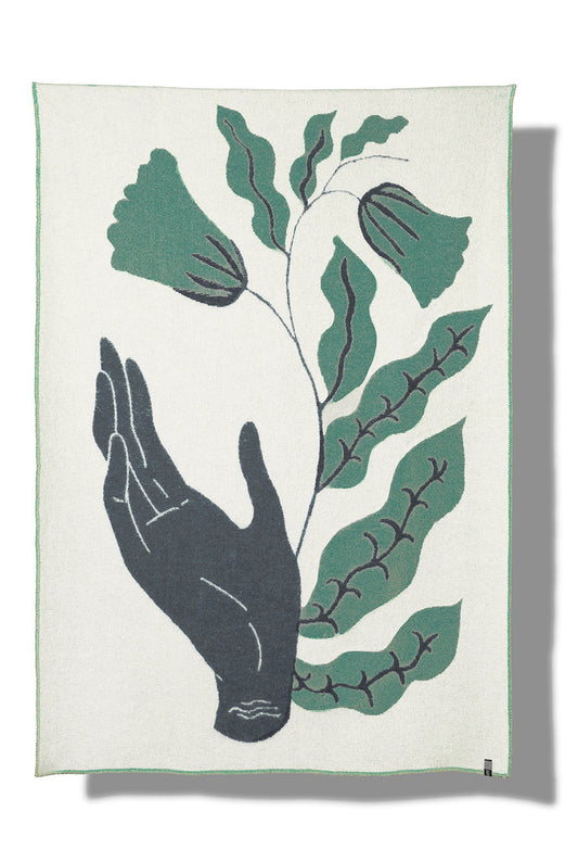 "The Climb" Wool Blanket by Céline Cornu