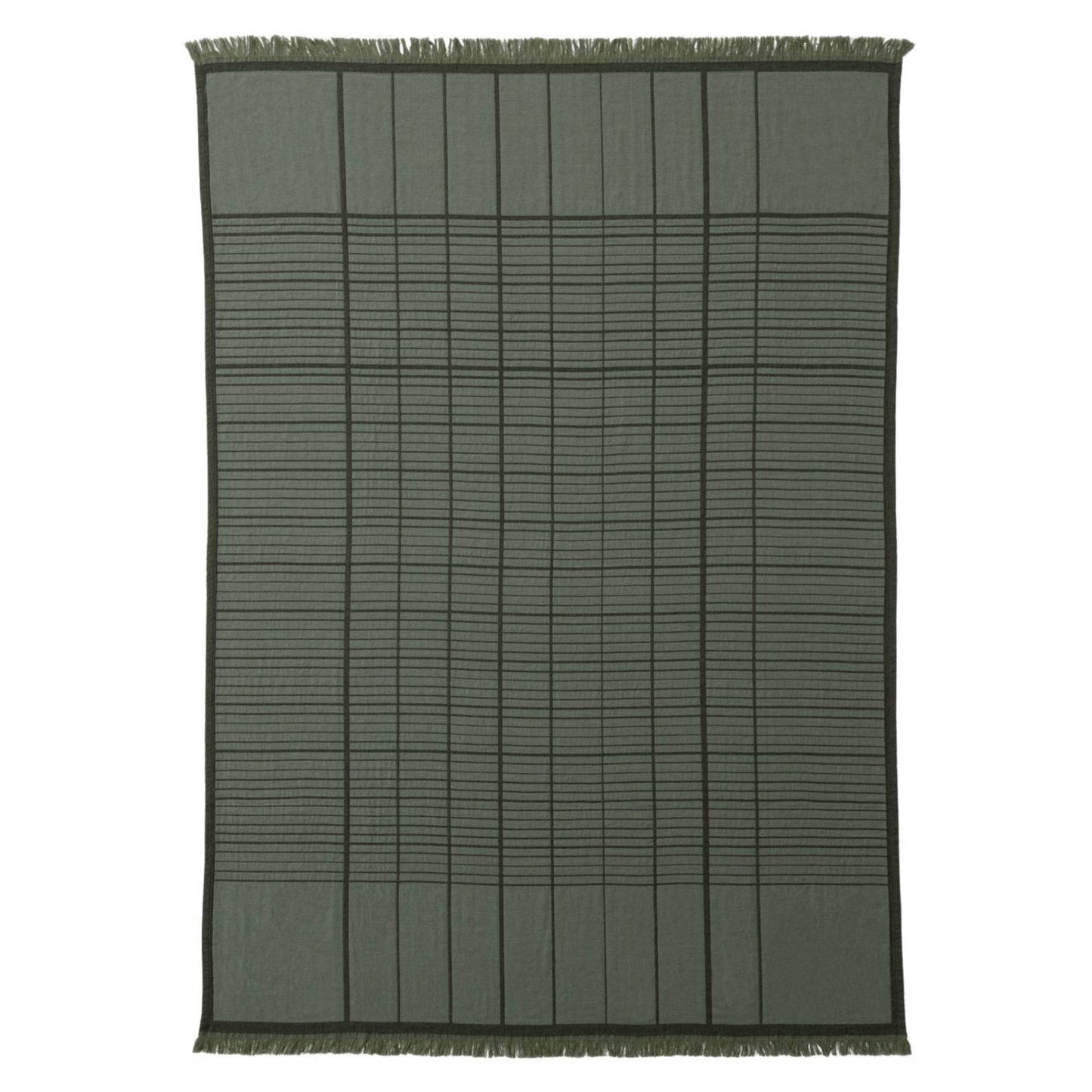 Untitled Throw: AP10 + Dark Green