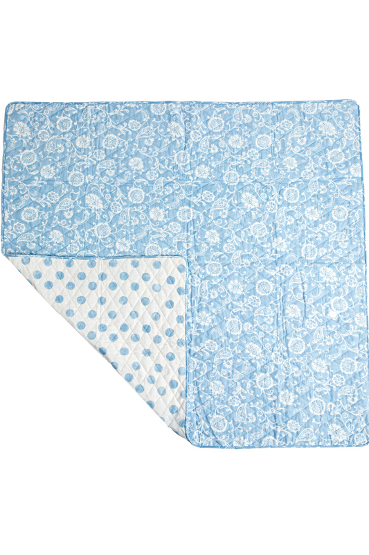 Gracie Petunia Polka Dot Baby Blanket