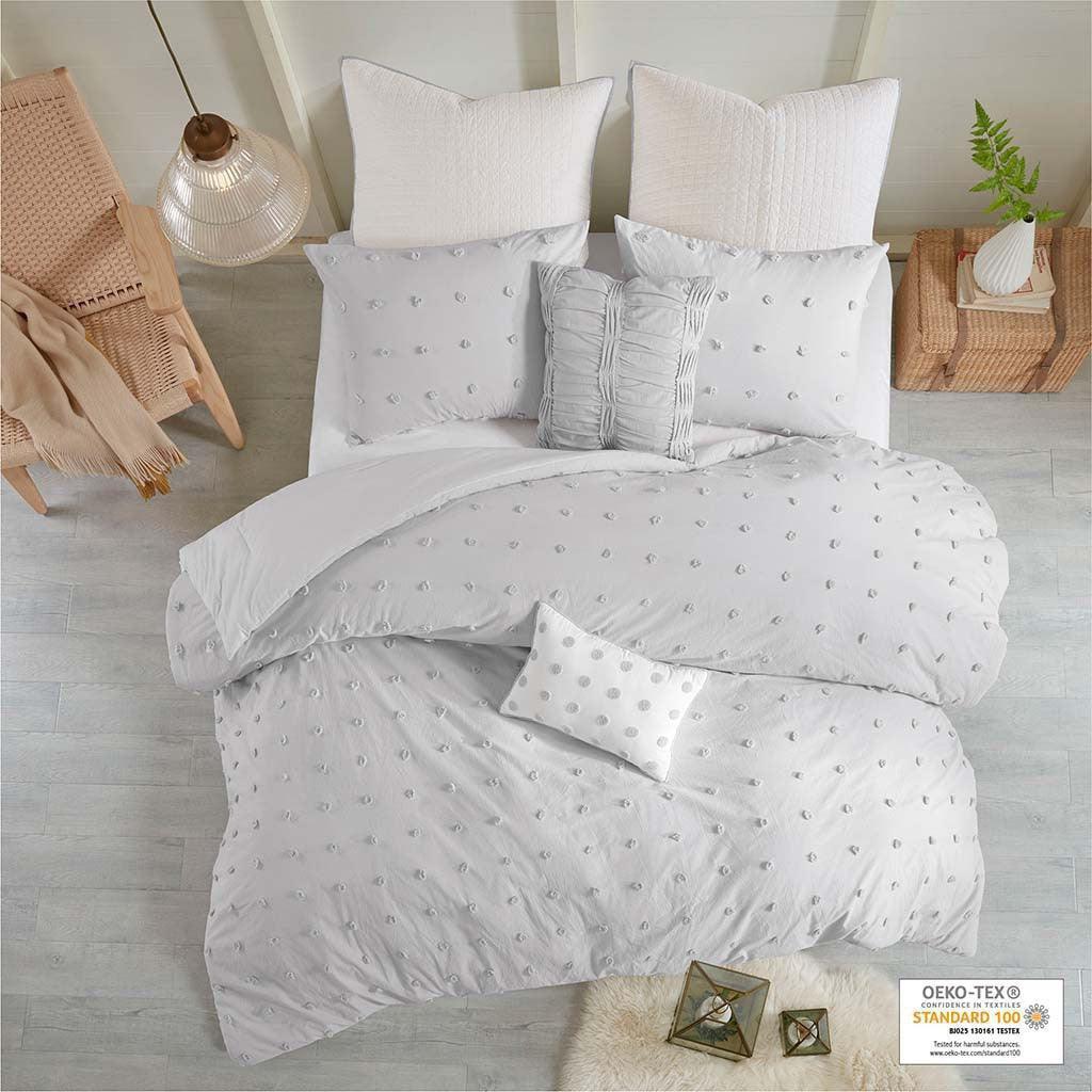 Brooklyn 7-Piece Full/Queen Comforter Set Gray