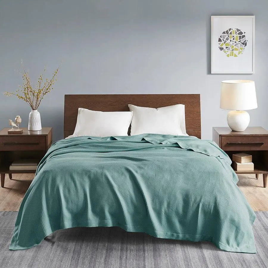Casual Certified Egyptian Cotton Blanket King Teal