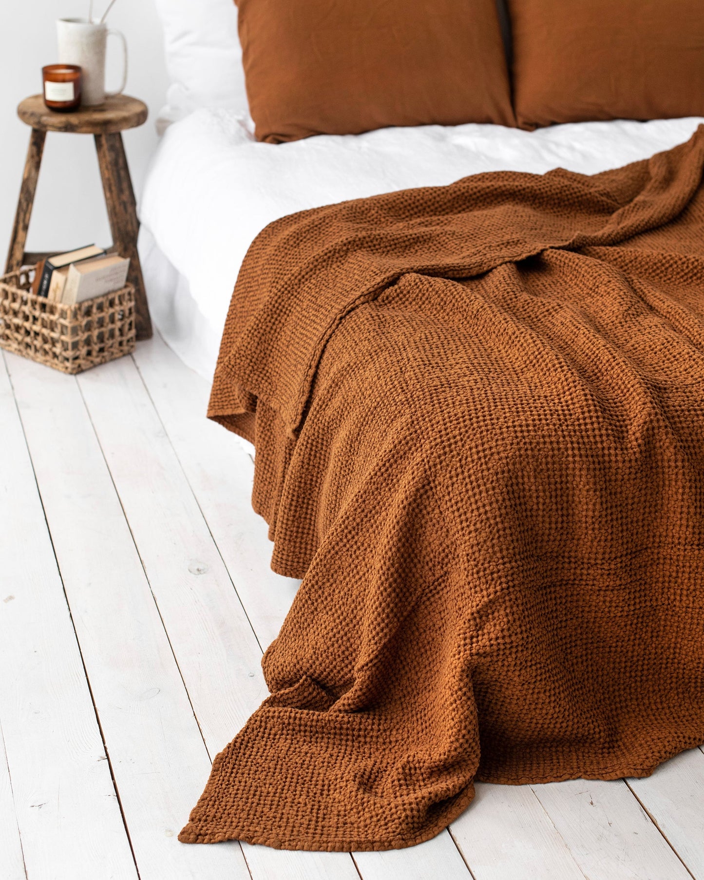 Cinnamon waffle blanket
