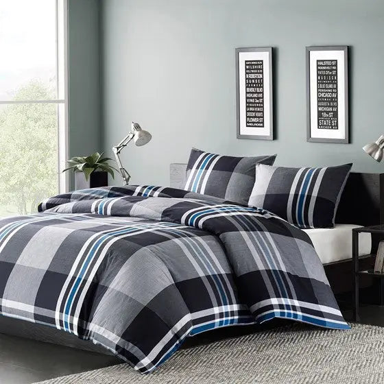 Comforter Mini Set Grey Twin