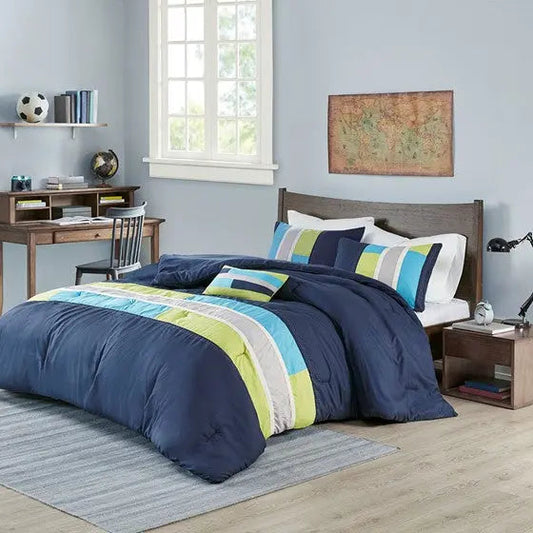 Comforter Set Navy Cal King