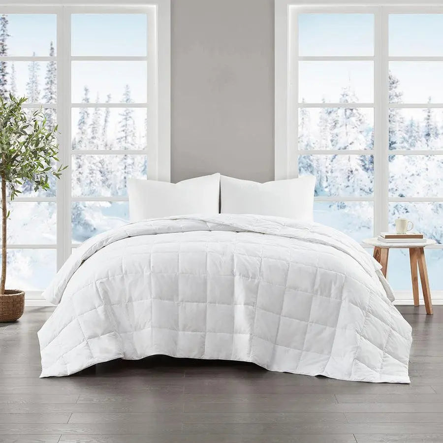 Goose Feather and Down Filling All Seasons Blanket White TN51-0485
