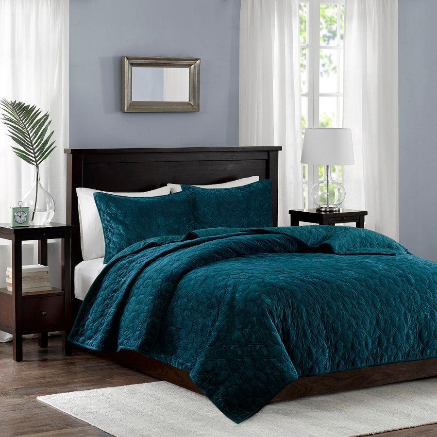 Harper Full/Queen Coverlet & Bedspread Teal