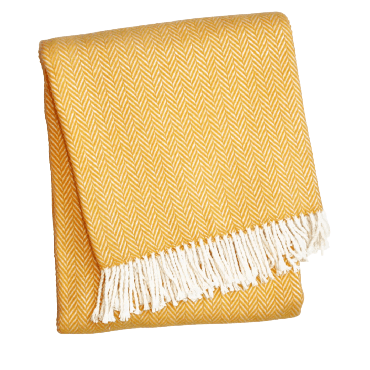Herringbone Plush Fringed Throw - Throw Blankets - The Well Appointed House