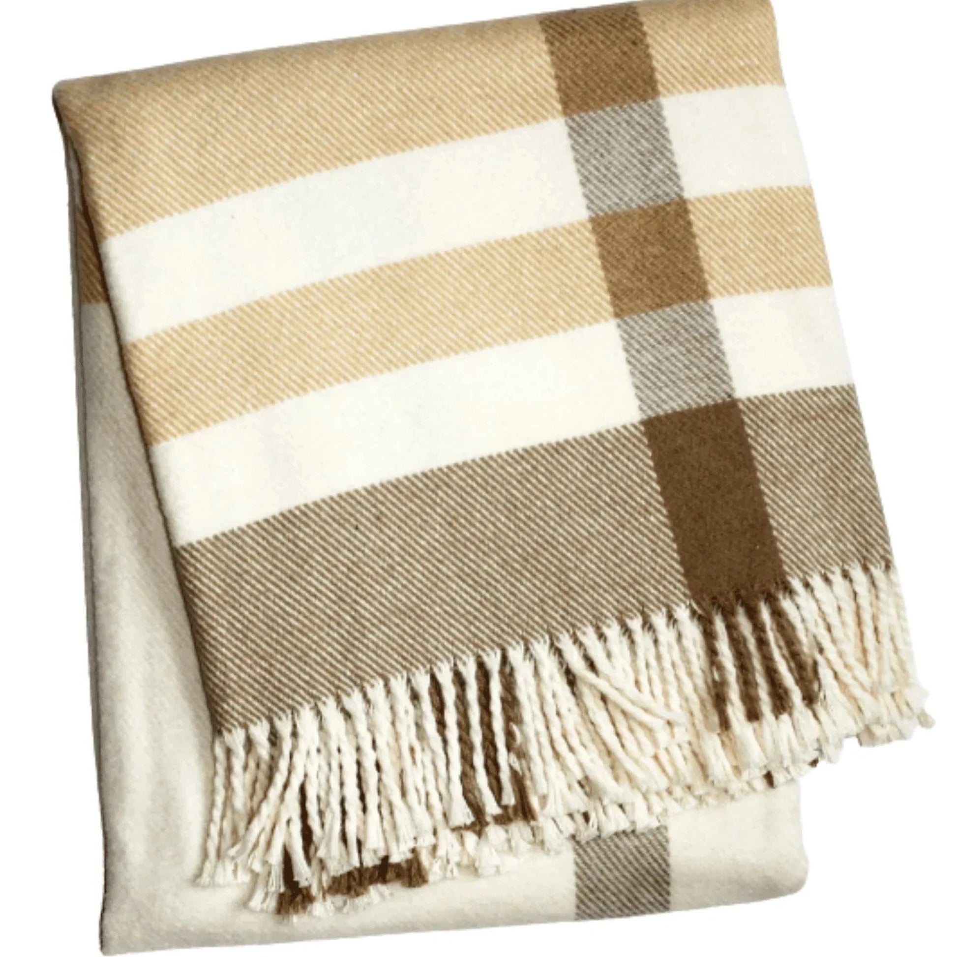 Large Plaid Throw - Throw Blankets - The Well Appointed House