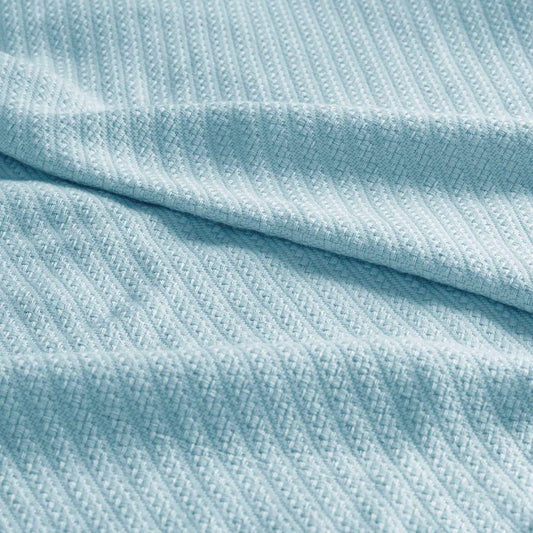 Liquid Cotton Full | Queen Blanket Blue