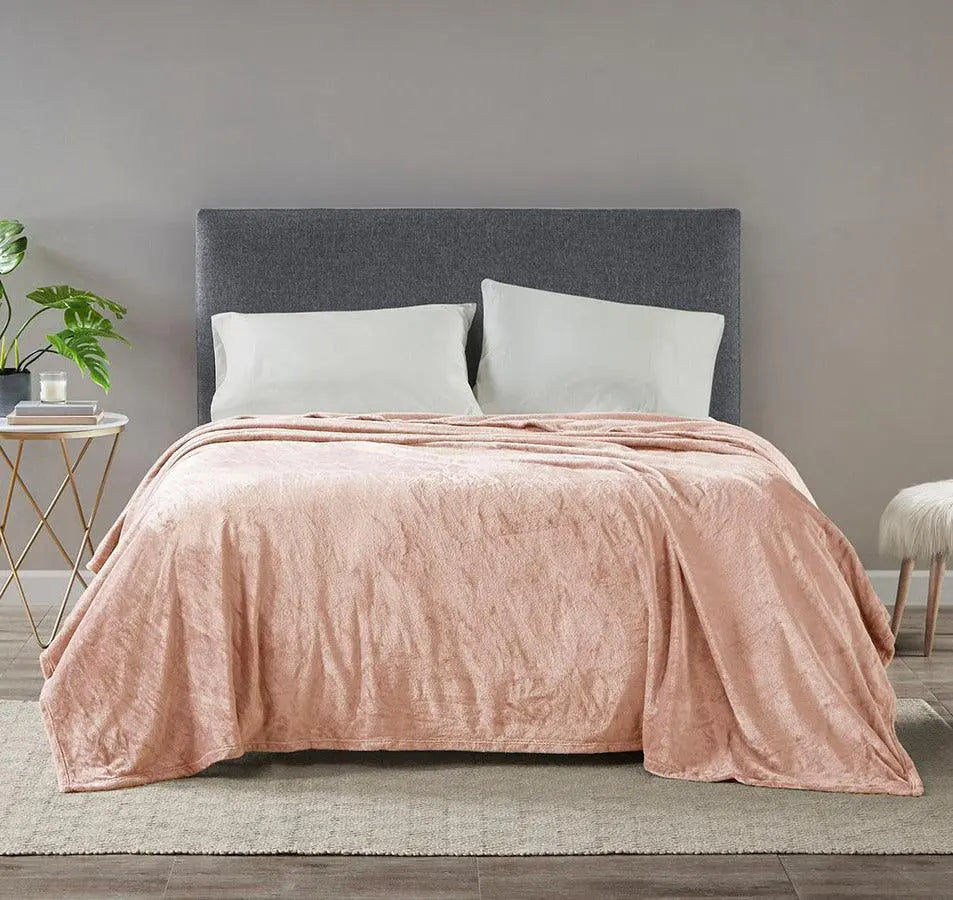 Microlight Blanket Full/Queen Blush