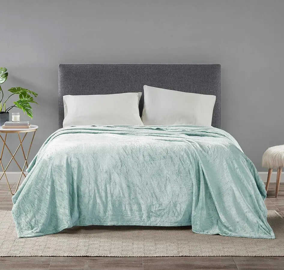 Microlight Blanket King Blue