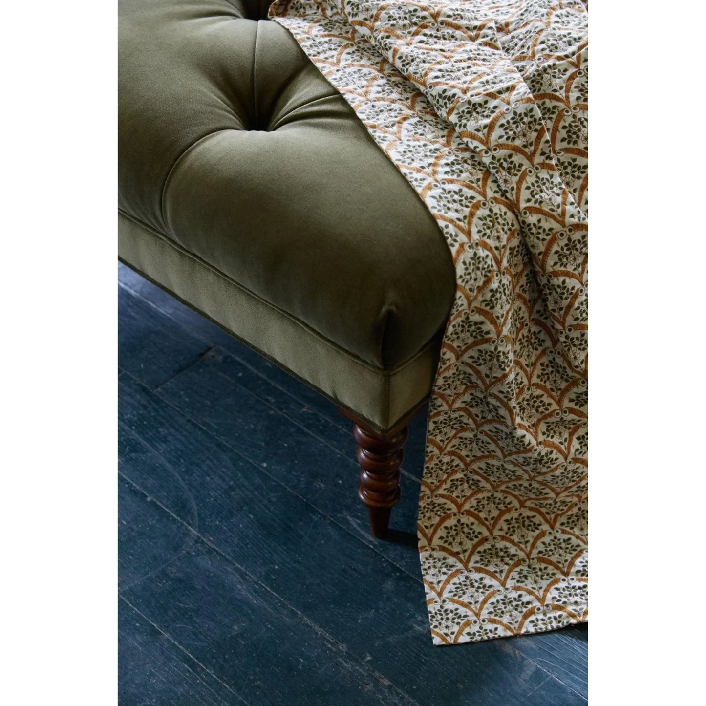 Reversible Flora Throw Blanket