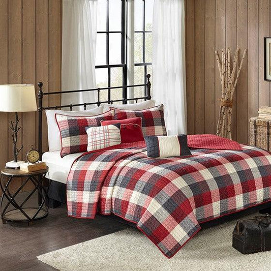 Ridge Coverlet & Bedspread Full / Queen Red