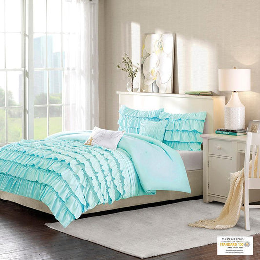 Waterfall 20 " D Comforter Set Blue Twin/Twin XL