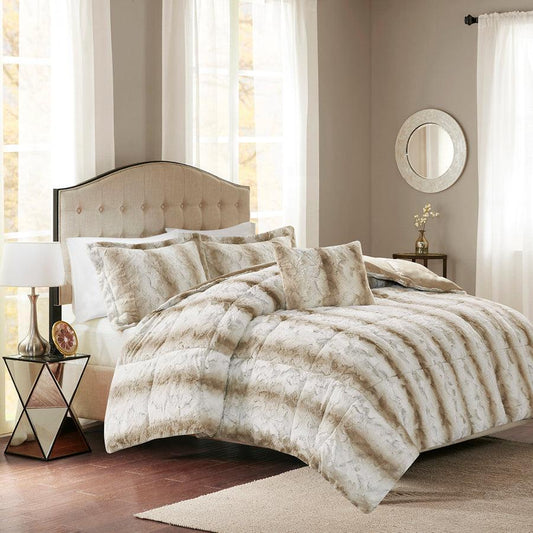 Zuri Full/Queen Comforter (Set) Sand